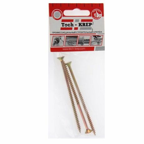 Саморез ШУж 5,0х120 пот. гол. (3 шт) - пакет ( 0,029 кг) | 136374 Tech-KREP