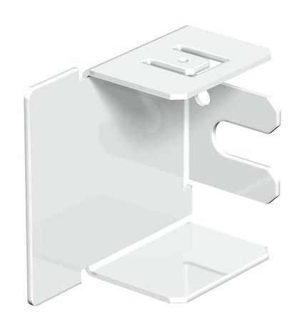 Заглушка кабельного канала LKM 40x40 мм (сталь,белый) (LKM E40040RW) | 6249418 OBO Bettermann