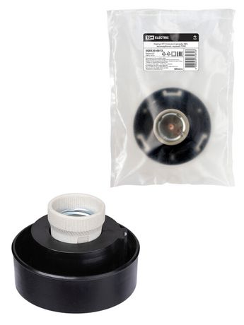 Корпус НТУ плоский (резьба А85, поликарбонат, черный) | SQ0320-0013 TDM