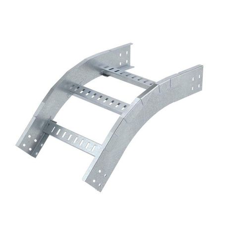 Угол вертикальный внешний 45 градусов, 100х500 R300, лонжерон 1,5 мм, цинк-ламельный, в комплекте с крепежными элементами и соединительнымипластинами, необходимыми для монтажа - LIO0135KZL ДКС