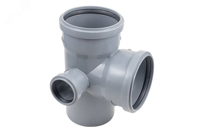 Крестовина двухплоскостная 87.5 град. 110 х 50 правая - 1201104 Политэк