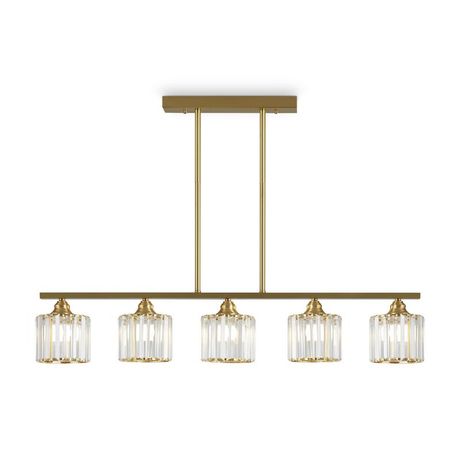 Люстра Ferrera 200Вт E27х5 IP20 Freya FR5474PL-05G