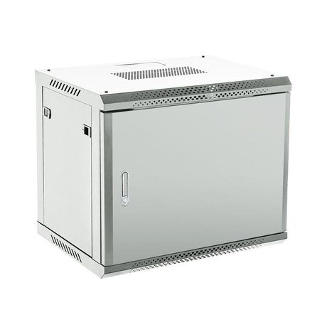 Телекоммуникационный настенный шкаф 19'' 12U 600х600мм разборный цвет серый RAL7035 - 04-1266-121 MEET Rexant арт. 04-1266-121