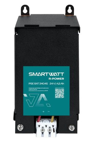 Батарейный модуль на DIN рейку SMARTWATT PSE BAT 24045 R-POWER, 24 В, 4,5 Ач - 4512020560003 Delta