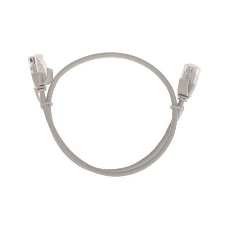 Патч-корд U/UTP CAT 6A (10G), RJ45-RJ45, 28AWG, LSZH, серый, 0.5м REXANT | 02-0380-05 MEET