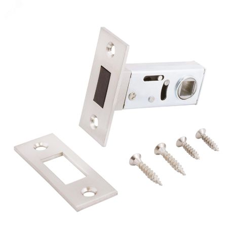 Защёлка АЛЛЮР АРТ L50-8M SN мат.никель магнитная б/ручек - 11582 ПТК