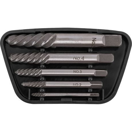 Экстракторы для шурупов усиленные 5 шт - 36436 РОС