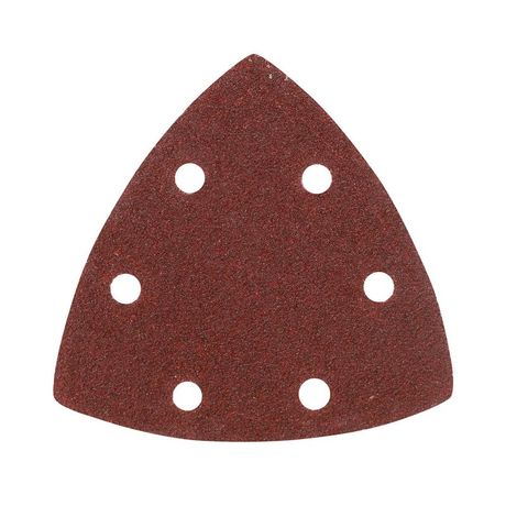 Треугольник шлифовальный на липучке 80х80х80мм Р60 6 отверстий (уп.5шт) PATRIOT 820010301