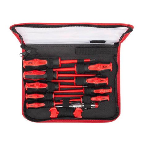 Набор диэлектрических отверток НИО-12 серия ПРОФИ для работ под напряжением до 1000 В - 103016 КВТ