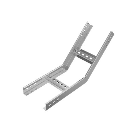 Угол вертикальный лестничный внутренний 45 градусов 100х400 | LNL45*100*400*1.5 КМ-профиль
