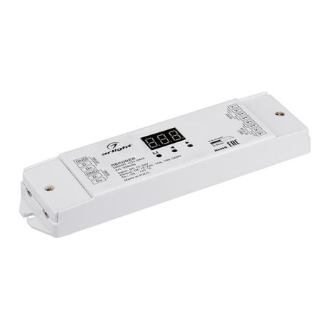 Декодер SMART-K33-DMX (12-24V, 1x15A) (ARL, IP20 Пластик, 5 лет) - 028406 Arlight