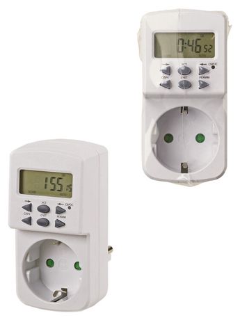 Таймер розеточный ТРЭ-Н-01-1мин/7дн-10on/off-8А (недельный) упак.-термоусад.пленка "Народный" | SQ1506-0102 TDM