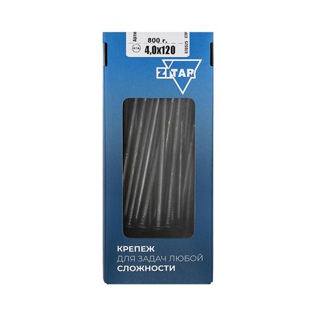 Гвоздь строительный 4х120 (уп.800г) Tech-Krep/Zitar 102009