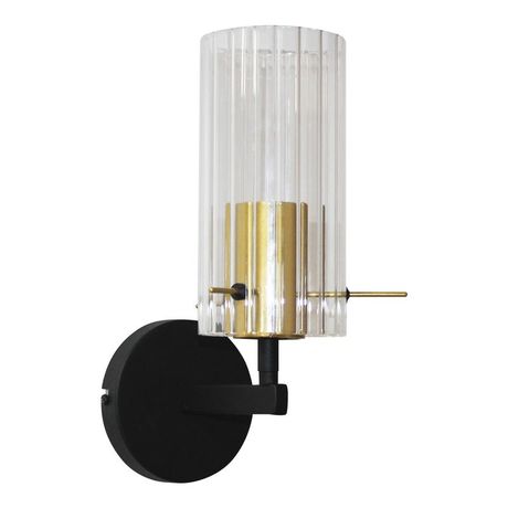 Светильник "Эсми" 511 (плафон 0015) НББ 01-60-180 Е27 (ИМ) настенный черн. зол. Элетех 1005405251