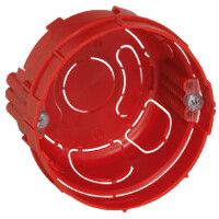 Встраиваемая коробка Batibox - одноместная для кирпичных стен круглая диаметр 67 мм глубина 40 с винтами | 080108 Legrand