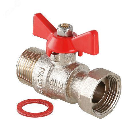 Кран шаровой 3/4' ВН с накидной гайкой ручка бабочка - VT.260.N.0505 VALTEC AAV260005