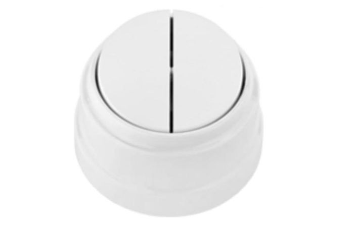 Выключатель 2-кл. ОП Ретро IP20 бел. Bylectrica А5 6-2212