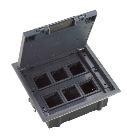 Люк MultiDesk MDK10 на 12мод. IP40 с монтажной коробкой для фальшпола SE MDK10112 APC