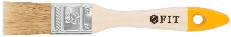 Кисть флейцевая ''Стандарт-Плюс'', натур.светлая щетина, деревянная ручка 1'' (25 мм) - 01043 РОС