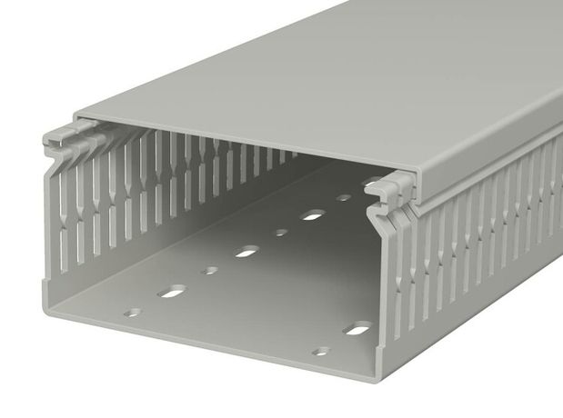 Распределительный кабельный канал LK4 N 60x120x2000 мм (ПВХ,серый) (LK4 60120) | 6178213 OBO Bettermann