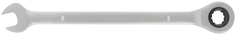 Ключ комбинированный трещоточный, CrV реверсивный механизм 8 мм - 63458 РОС