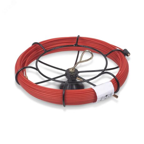 Устройство для протяжки кабеля мини УЗК в металлической кассете тип №1, 15м (диаметр стеклопрутка 3,5 мм) - Pull-M1-3,5-15m Cabeus 7097c