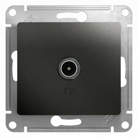 Коннектор GLOSSA TV антенна механизм антрацит - GSL000793 APC