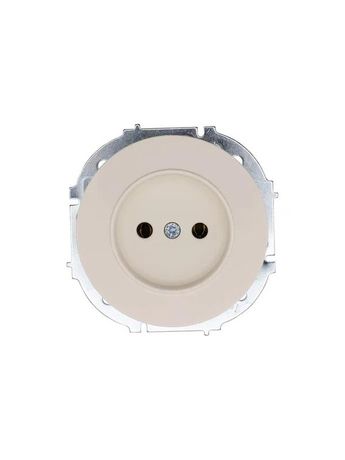 Розетка 1-м СП OSEN без заземл. ПБТ механизм сл. кость LEZARD 743-9088-121B