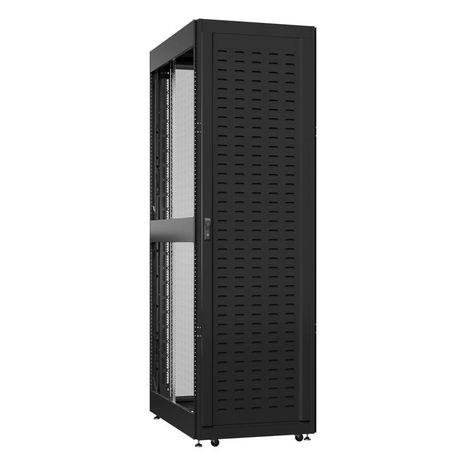 Шкаф серверный 52U 800х1200 передняя дверь: протект IP41. задняя одностворчатая перфорированная IP20. боковые панели: без. цвет: черный RAL9005 - EX 8252.9630 SYSMATRIX