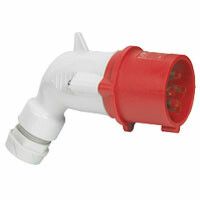 Вилка кабельная 16А 3Р+N+E 380B IP44 изогнутая P17 - 056458 Legrand