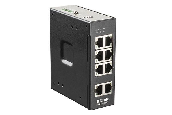 Коммутатор неуправляемый DIS-100G-8W/A1A 8G D-Link 1846622