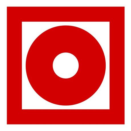 Знак безопасности BL-3015.F10"Кнопка включения установок пожарной автоматики" Белый свет a19581 BS