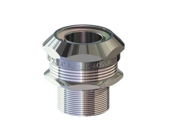 Муфта вводная с наружной резьбой МВН-НС-М32-МР25 IP67 | zeta45051 ГОФРОМАТИК ЗЭТА