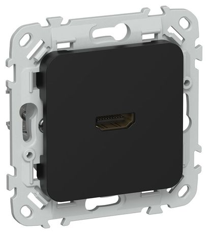 Розетка HDMI СП FLITE РШДМА-ФлЧ механизм черн. IEK FI-H10-K02 IEK арт. FI-H10-K02