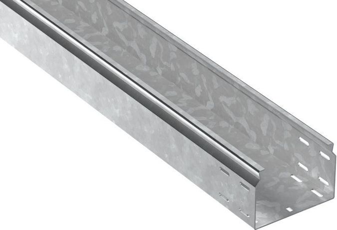 Лоток листовой неперфорир. 100х150 L2500 сталь 1.5мм HDZ ESCA 7 IEK CLN10-100-150-150-D25-HDZ