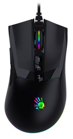 Мышь оптическая Bloody W90 Max (10000dpi) USB черн. A4TECH 1431298