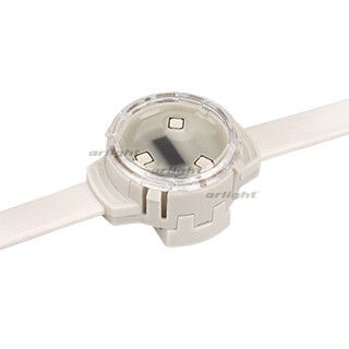 Модуль управляемый SOLEX-DMX-3535-3-12В RGB 120deg (D30x16mm 0.75Вт IP67) (пластик ) Arlight 028876