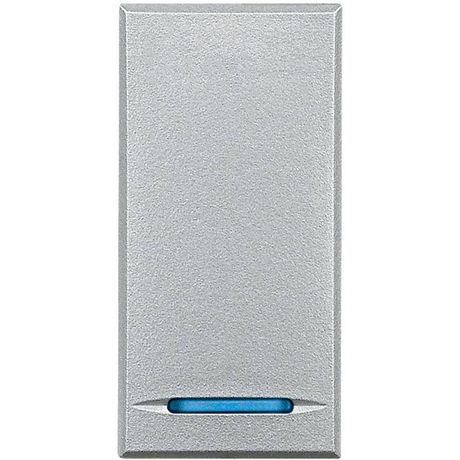 Клавиша без символов 1 функция 1мод. Axolute алюм. Leg BTC HC4915 Legrand