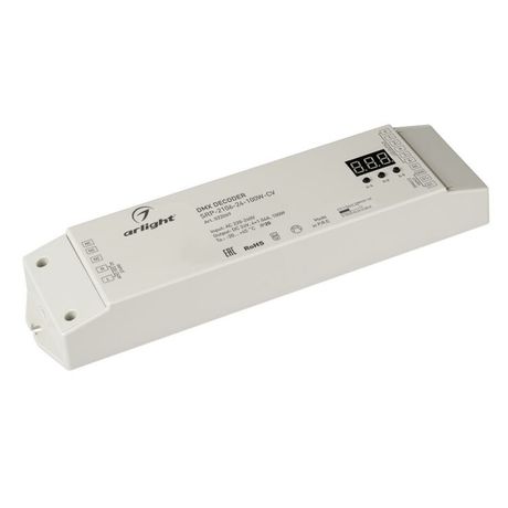 Декодер DMX-SRP-2106-24-100W-CV (220V, 24V, 100W) (ARL, IP20 Пластик, 3 года) - 022069 Arlight