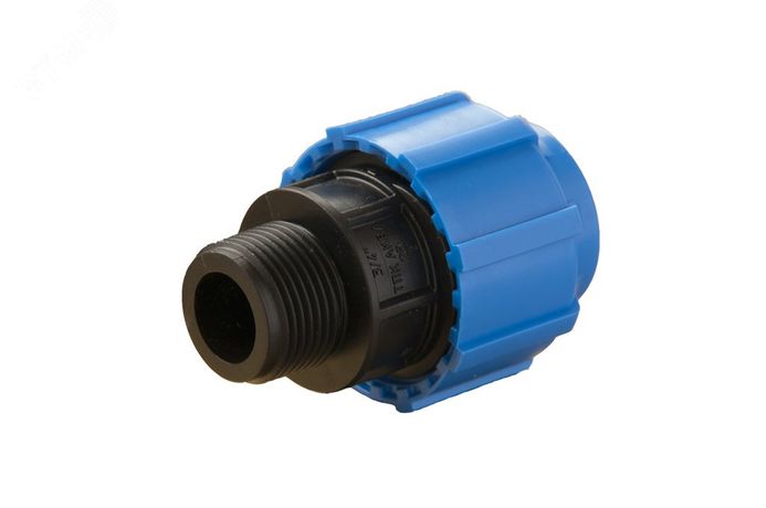 Муфта ПНД компрессионная НР 32 х 3/4' - 53003234 Политэк