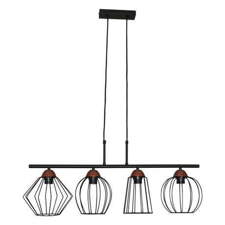 Светильник "Конти" 241 НСБ 01-4х60-109 Е27 (ИМ) подвесной медь черн. муар Элетех 1005405026