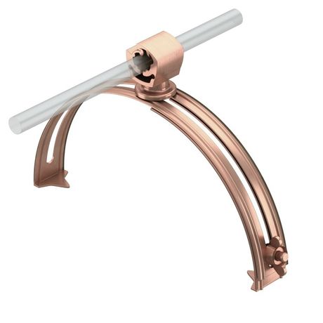 Держатель проволоки d8-10мм для коньковой черепицы 132 K-CU OBO 5202590 Bettermann