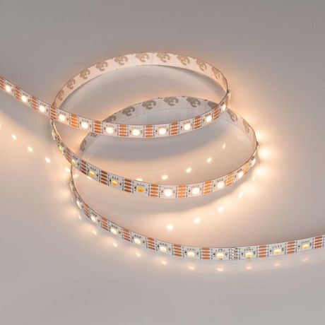 Светодиодная лента SPI-B60-10mm 12V Warm2700-PX1-RAM (9.3 W/m, IP20, 5060, 5m) (Arlight, бегущий огонь) | 033438 Arlight