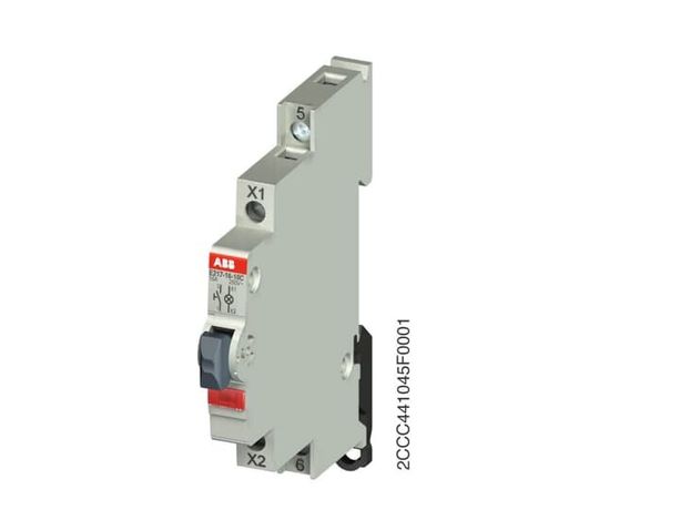 Выключатель кнопочный с подсветкой красный E217-16-10C220 | 2CCA703166R0001 ABB