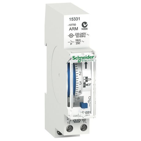 РЕЛЕ ВРЕМ. ЭЛ.МЕХ. IH 18MM 7ДНЕЙ 1КАНАЛ | 15331 Schneider Electric