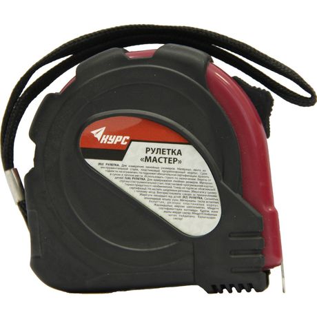 Рулетка Мастер 3мх16мм прорезиненный корпус КУРС 17143