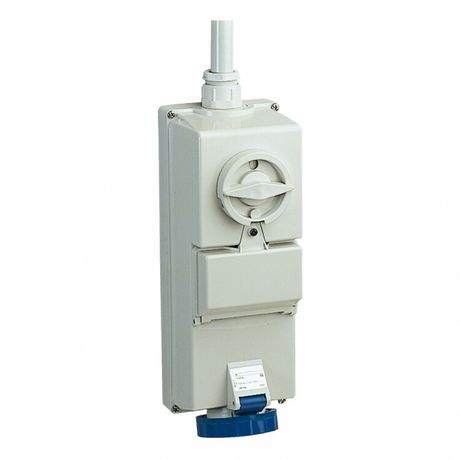 РОЗЕТКА W/INTERLOCK DISC-FUS. 32A 2P-E 200-250 IP65 | 83466 Schneider Electric