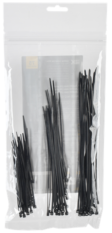 Набор хомутов 2,5х100; 2,5х150; 2,5х200 чер. (75шт/упак) | UNH35-N02-075 IEK