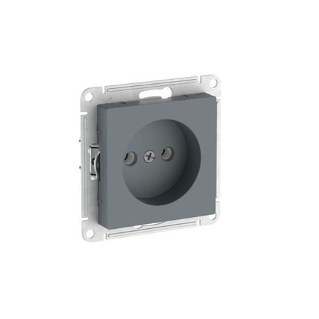 Розетка AtlasDesign 16А без заземл. шторок быстрозажим. клем. механизм грифель SE ATN000741S APC