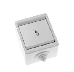 Переключатель 1-кл. ОП 10А IP44 А610-326 бел. Кунцево 5908